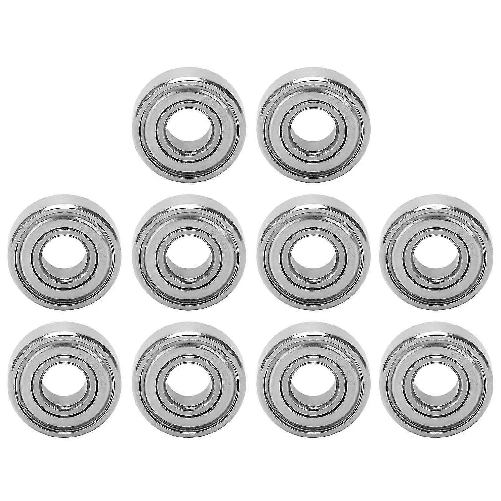 10Pcs High Speed Rolling Miniature Mechanical Parts Replacement S696ZZ 15x6x5mm