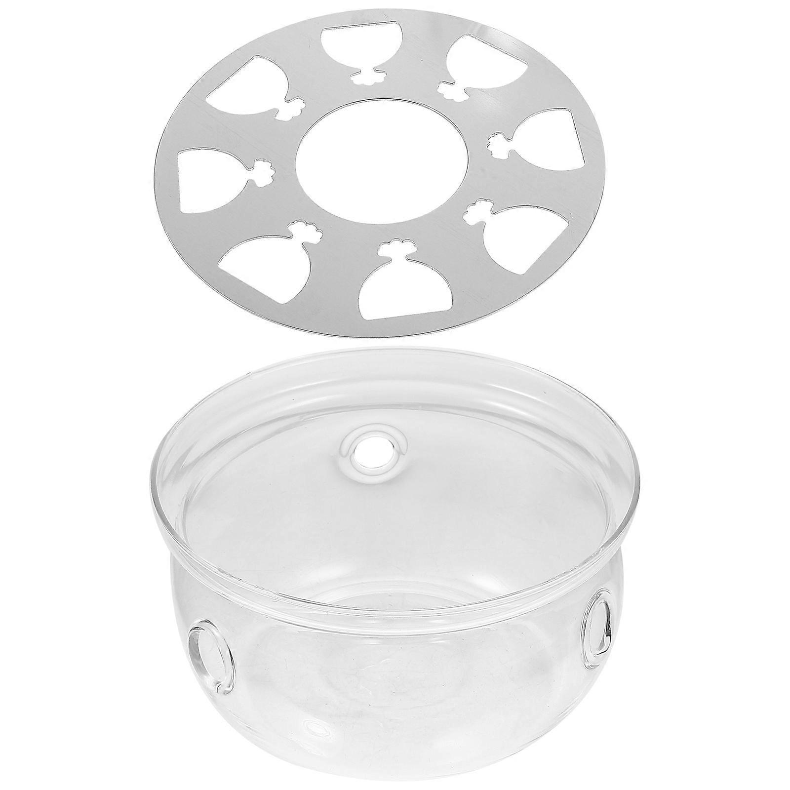 Glass Tea Warmer Heat Preservation Base Office Use 1 Set