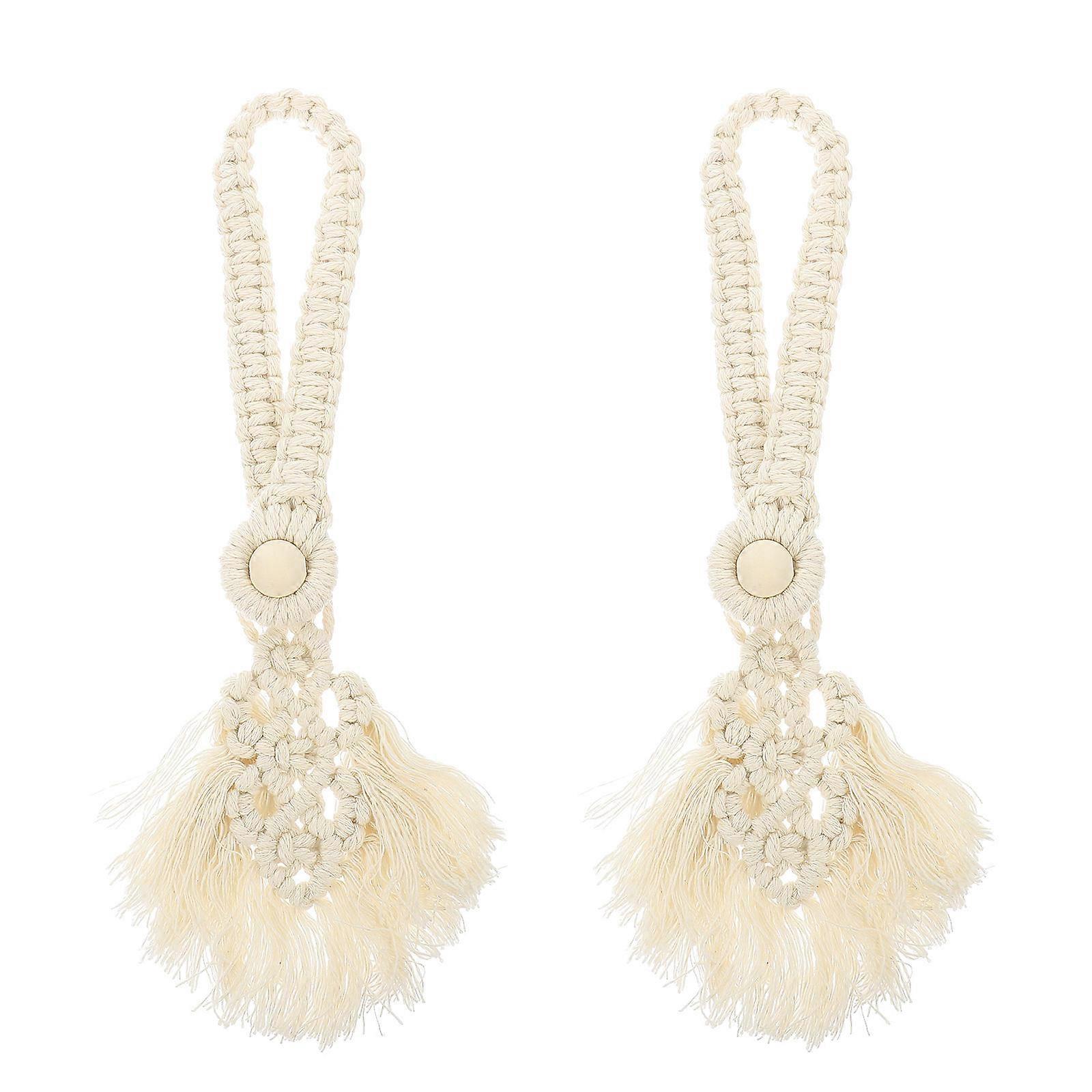 Curtain Holders Curtain Binding Leaf Shape Elegant and Simple Curtains 2Pcs