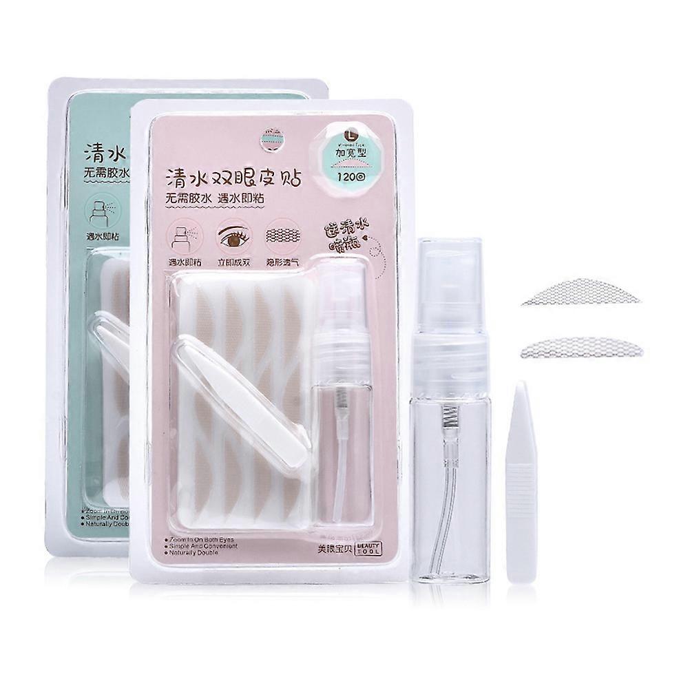 Eye Makeup Tape Lace Eyelid Stickers Special Occasions Transparent Color 92cm Eyelid Shaping NonWoven Fabric 1Set