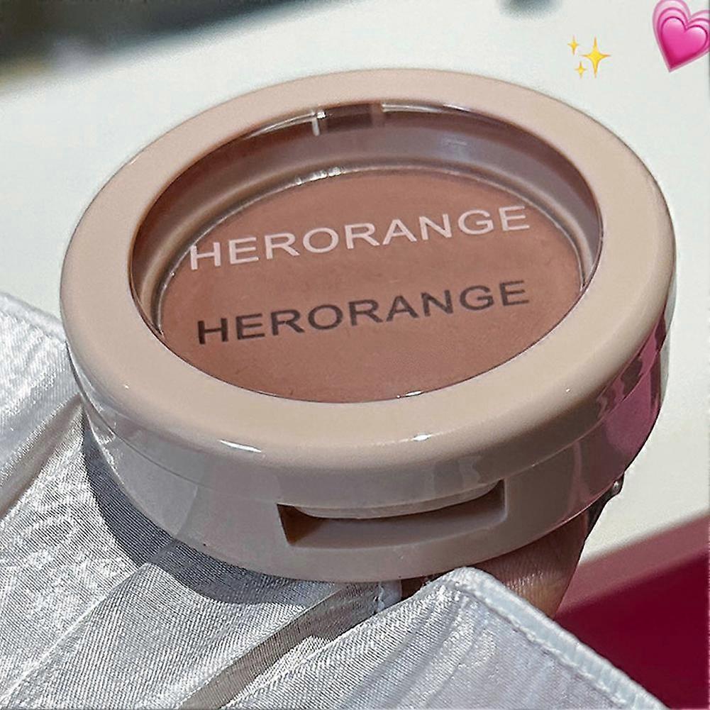 02# Pure Desire Peach (B) $HERORANGE ~ Low saturation single color blush palette with natural and long-lasting color that is not easy to remove,