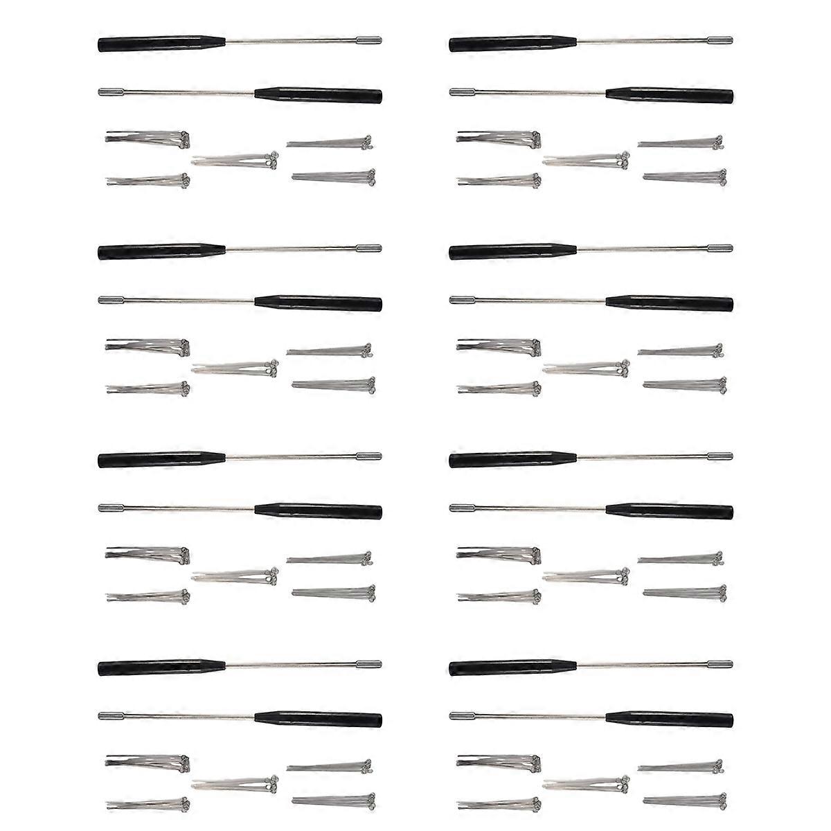 2PCS Inoculating Holders with 50Pcs 10UL Needle Tips Inoculation Loop