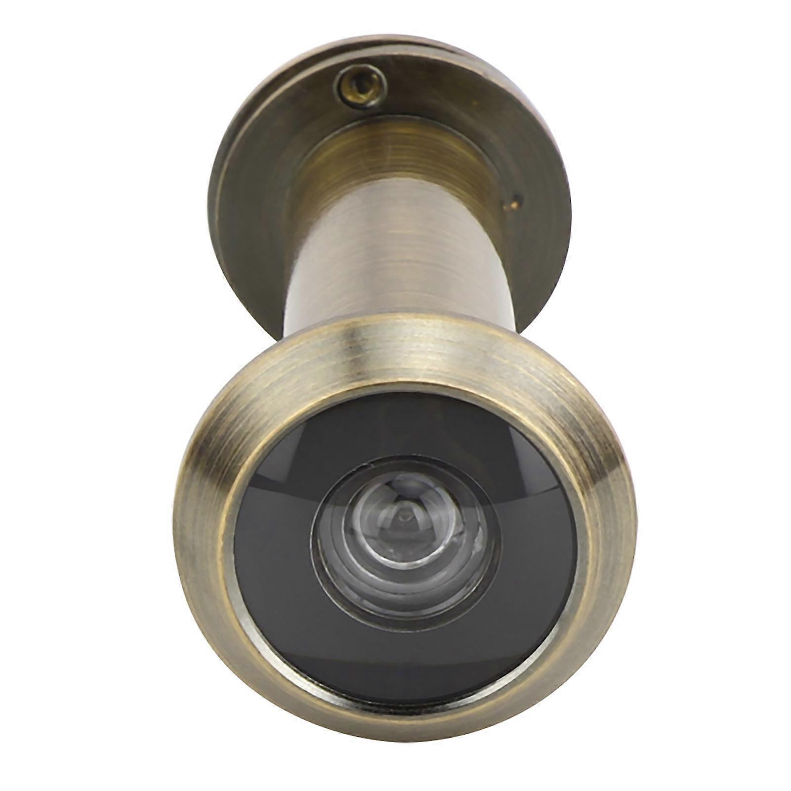 Anti Theft 220 Degree Viewing Angle Safety Door Viewer with Back Cover for Home Use(Bronze Color )