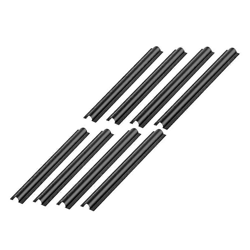 R-Type Clip Cable Clamp Kit Conceal Cables PVC Material 8Pcs Car Use