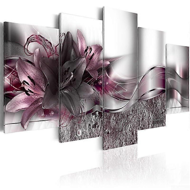 Modern canvas wall art, 5piece set, abstract oil paintings, unframed, home decor