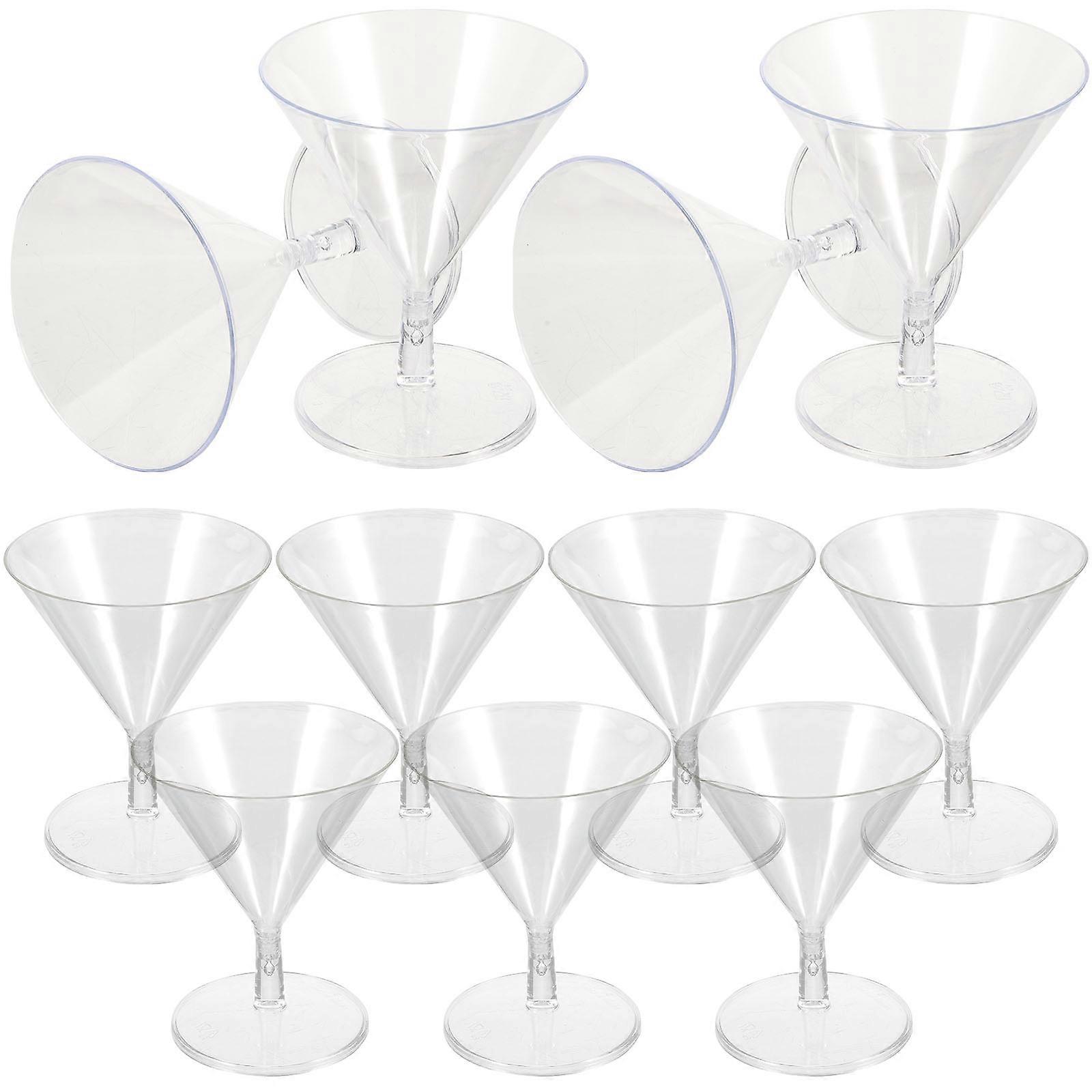 Plastic Dessert Cups Simple Design Serving Beverages Wedding 8.5x7cm 2oz 25Pcs