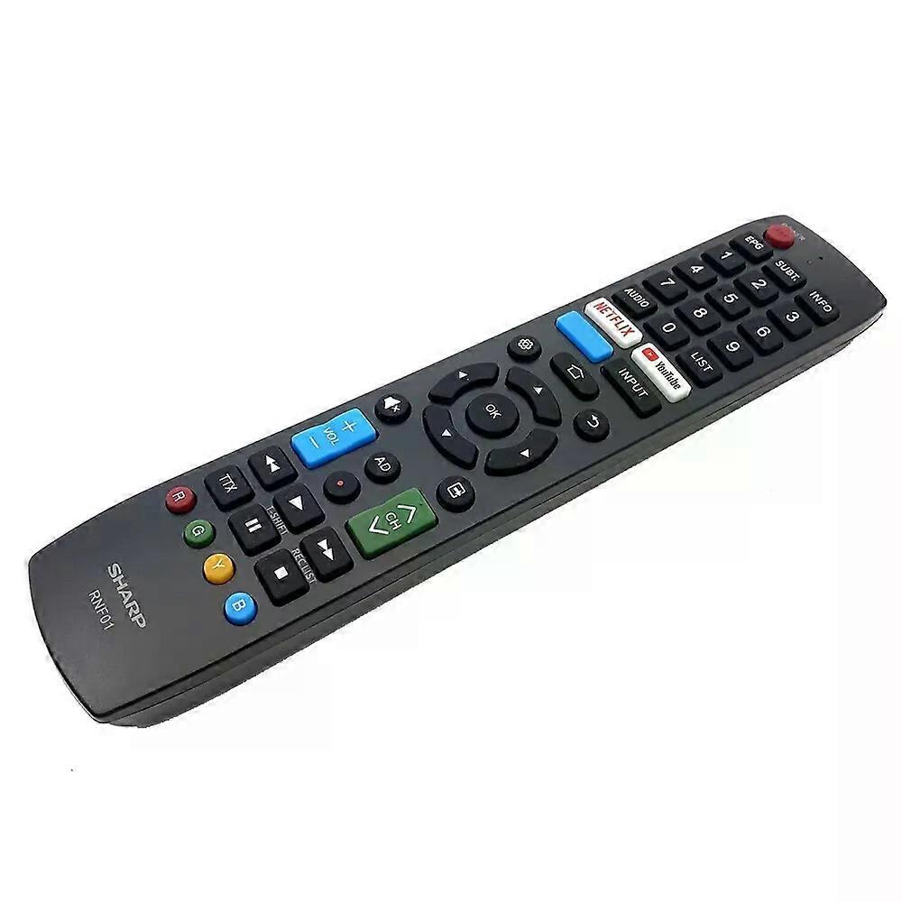 New Original RNF01 For Sharp Smart TV Remote Control Netflix Youtube