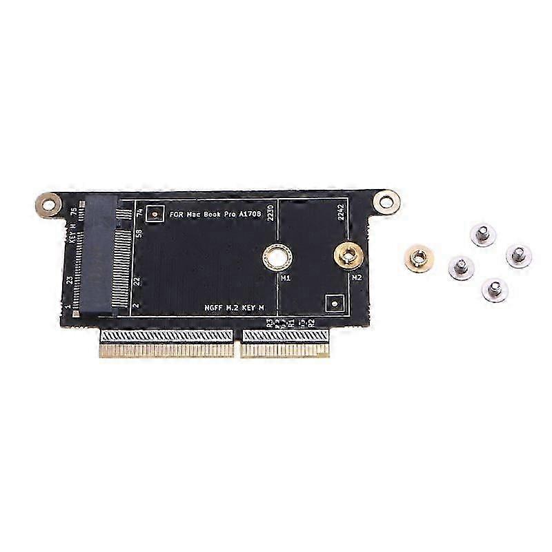 M.2 NVME SSD Adapter Card for MacBook Pro 2016-2017 Models - Compatible with for2230 & 2242A1708 HDD Storage Upgrades
