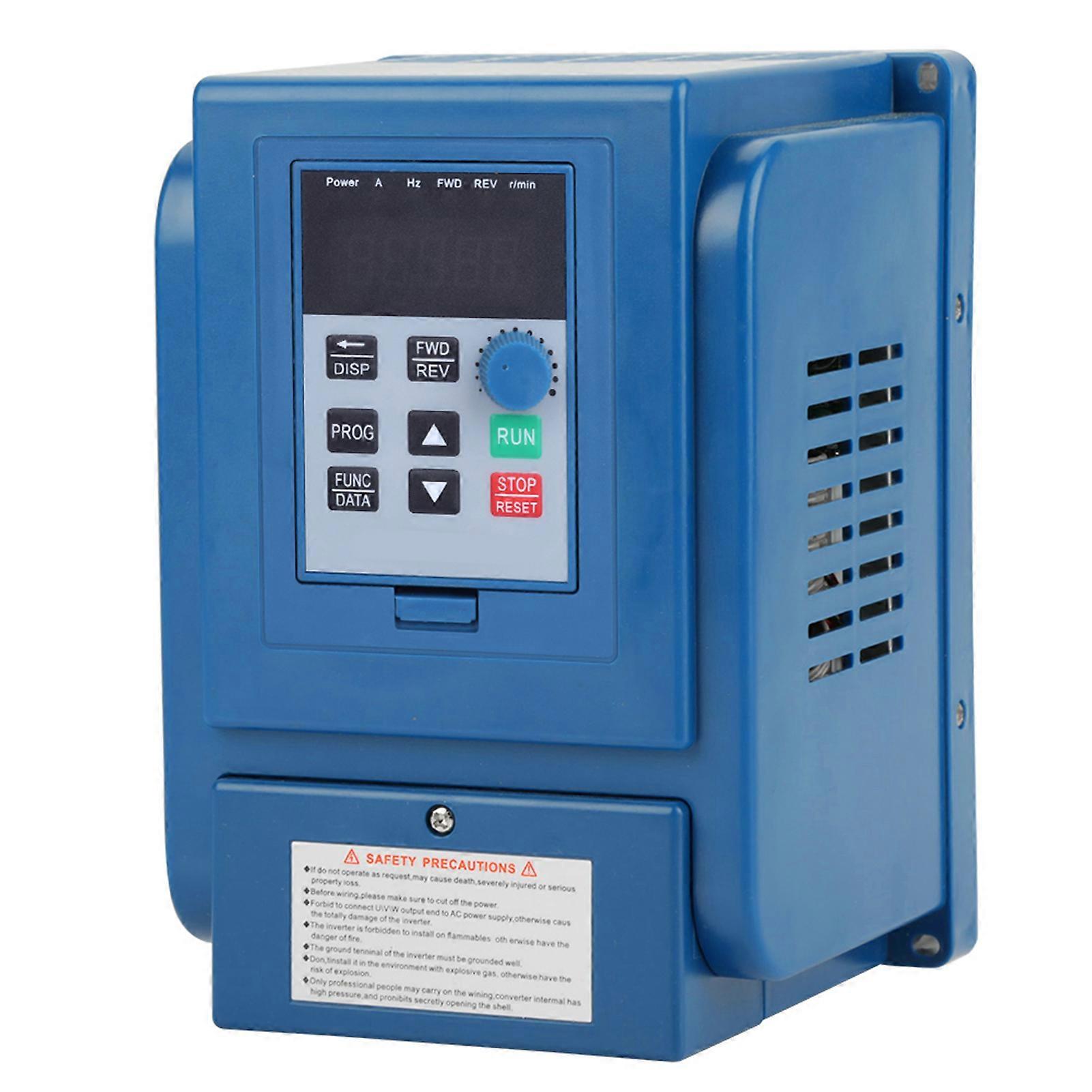 1pc 380VAC Variable Frequency Drive VFD Speed Controller for 3-phase 4kW AC Motor