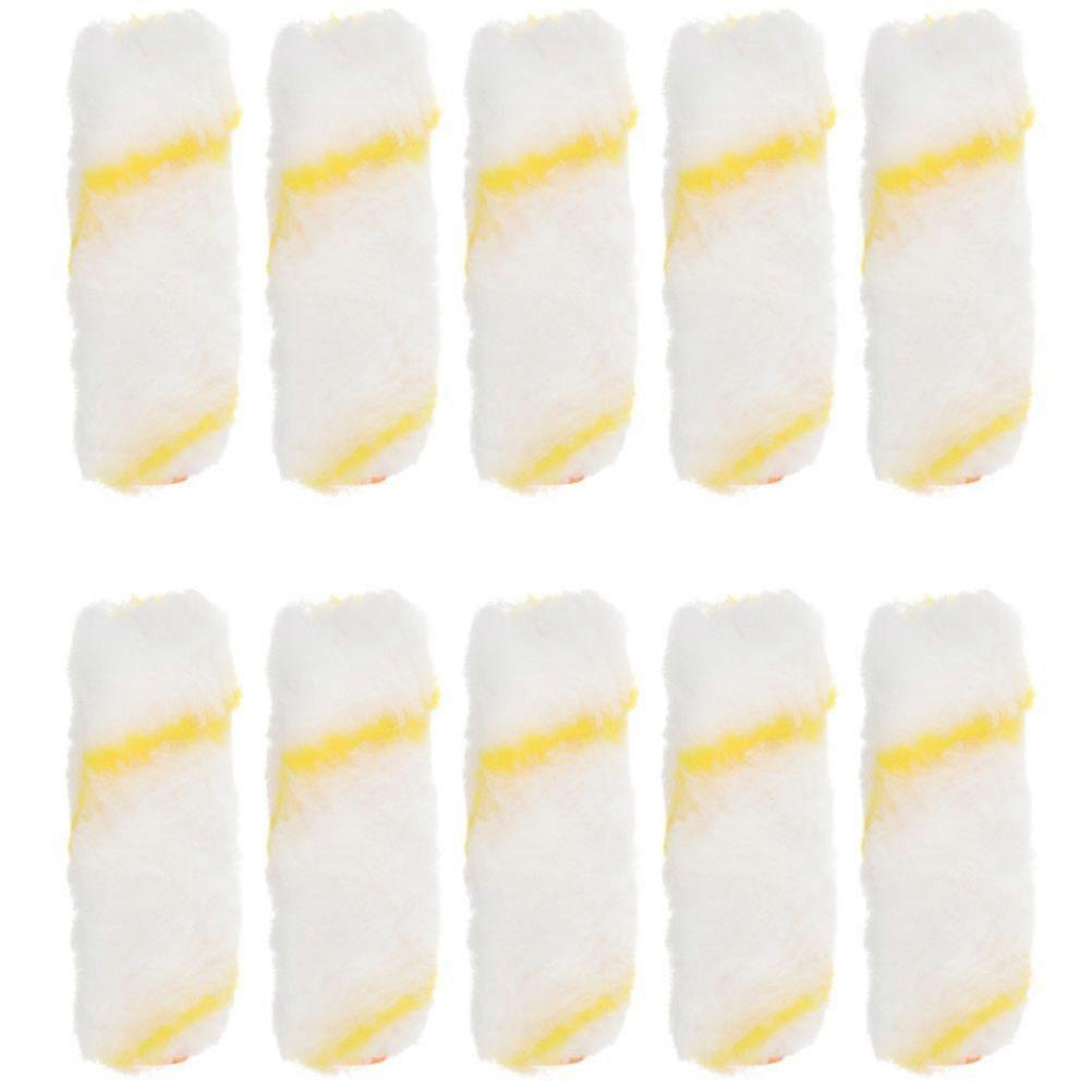 10pcs Paint Roller Cover Roller Frame Nap Roller Refill para pintar la casa