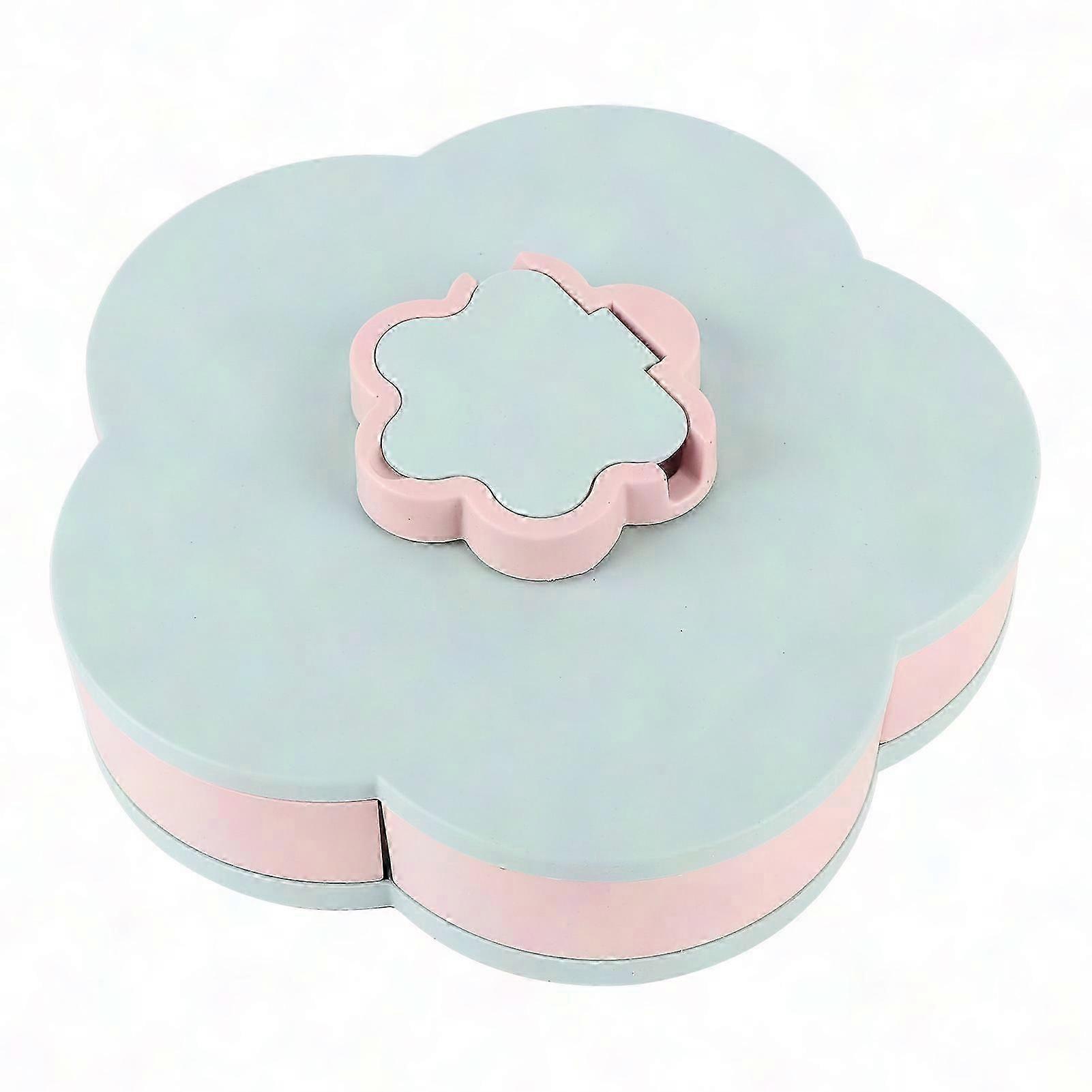 Spinning Flower Snack Dish for Home Wedding Party Candy Storage Solution