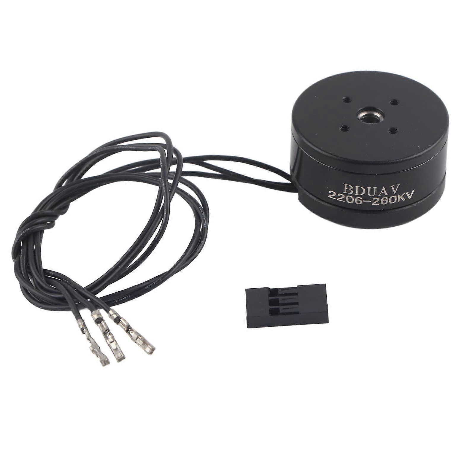 Brushless Motor Drone Motor Brushless DC Motor Camera RC Drones Accessories Outdoor 260KV Brushless Motor for RC Drones Camera (((2206)))