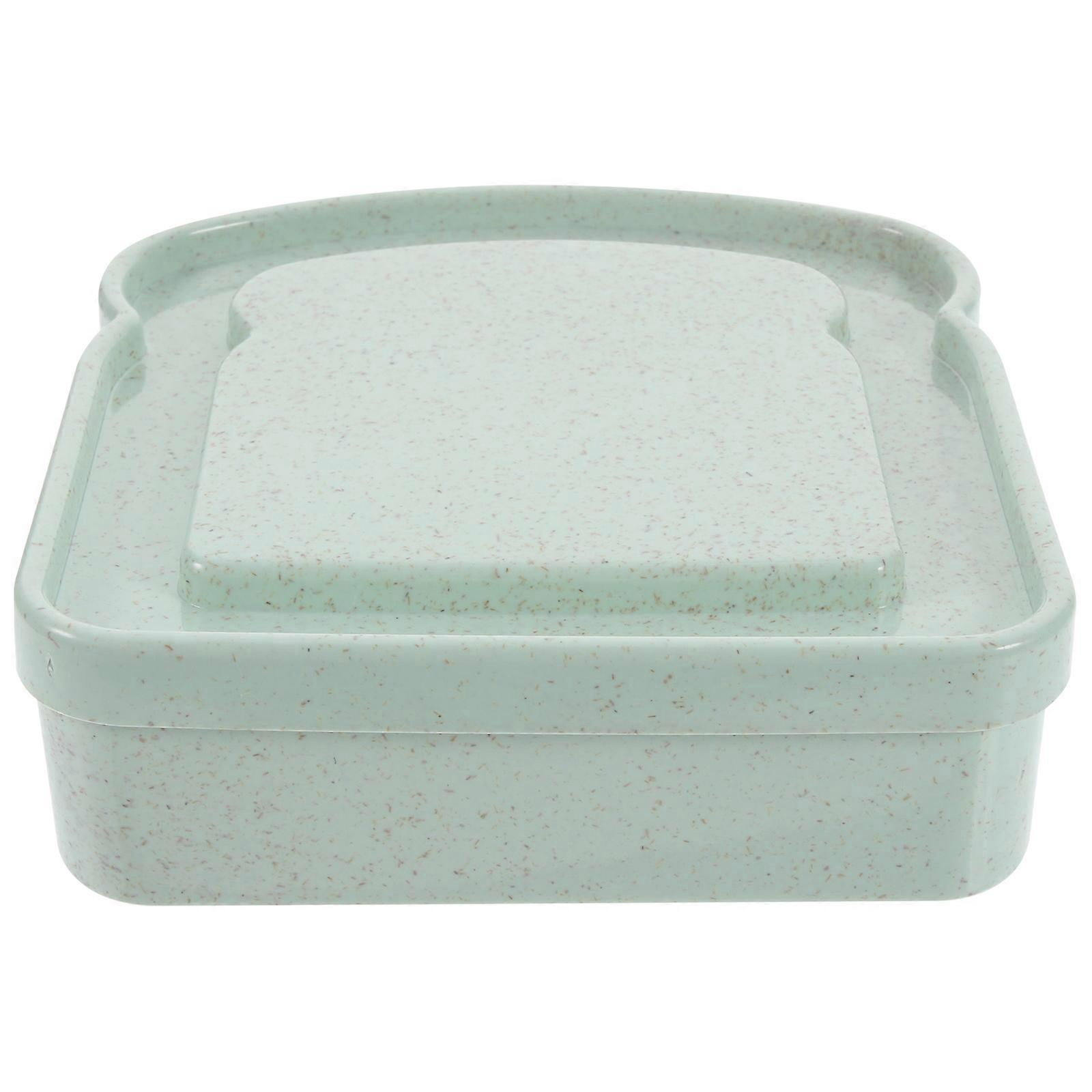 Sandwich Case Light Green for Storage Use with Space-Saving Design