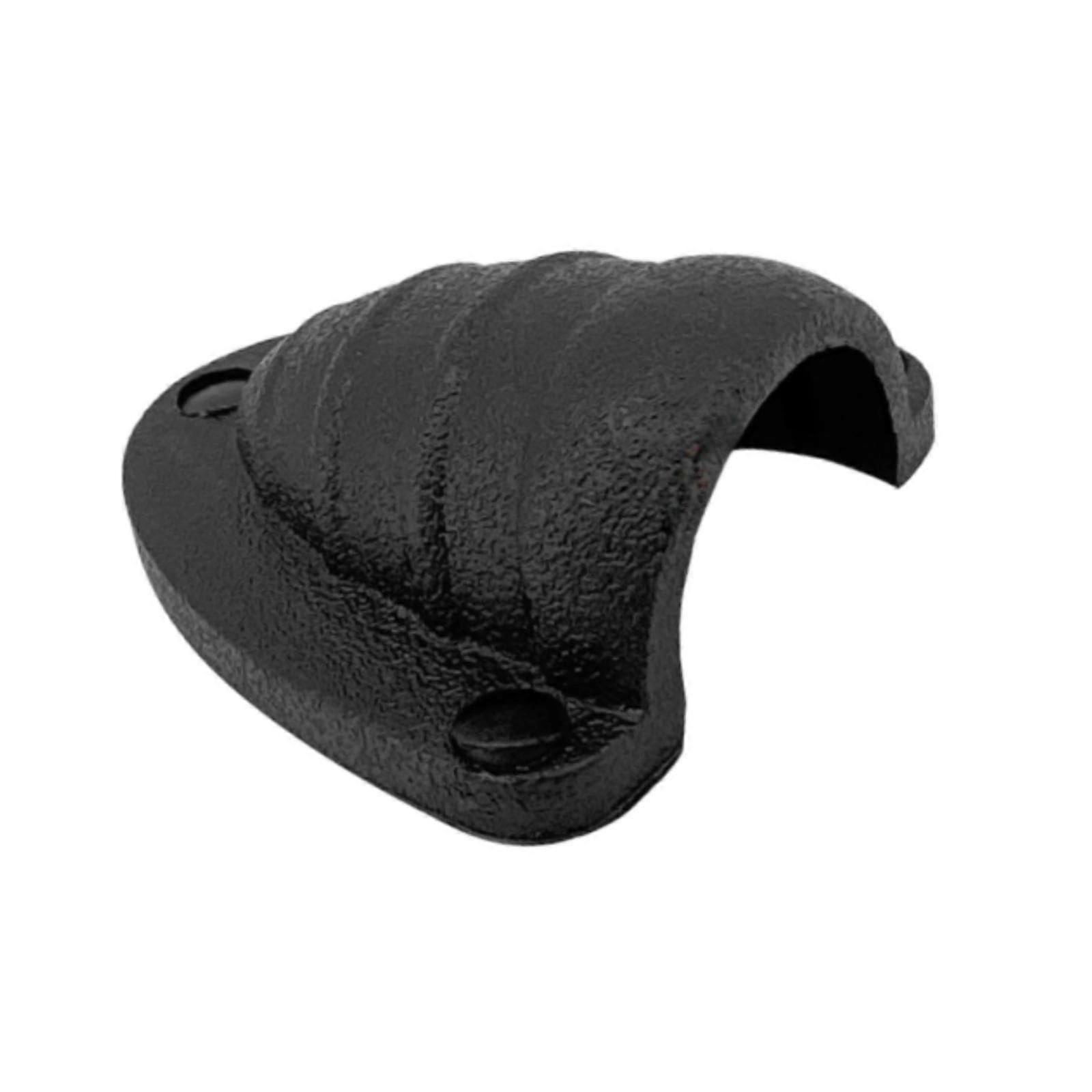 Marine Wire Cable Vent Cover Shell-Style, Multi-Purpose Utility, Easy-Install Replacement Hardware, Black Large