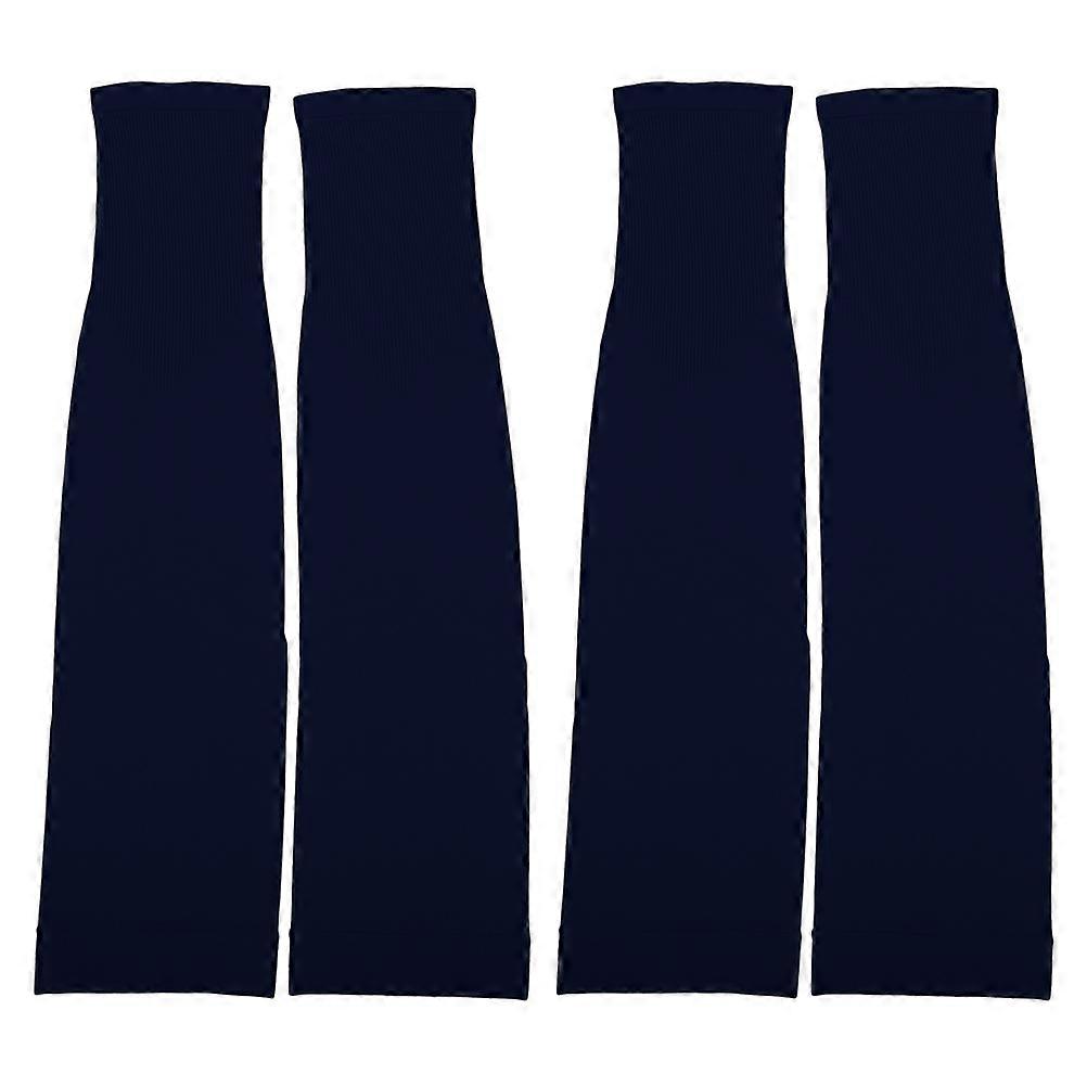 男性用保護アームスリーブUV保護スリーブユニセックス日焼け防止圧縮デザインストレートシリンダー15.92X3.93X0.08in2ペア