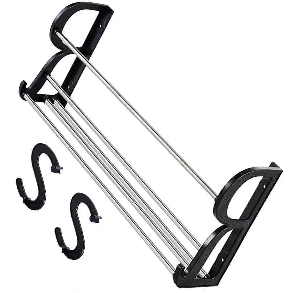 MultiPurpose Wall Mounted Shoe Rack for Storage with Adhesive Design and Moisture Resistance Fits Slippers and Casual Shoes