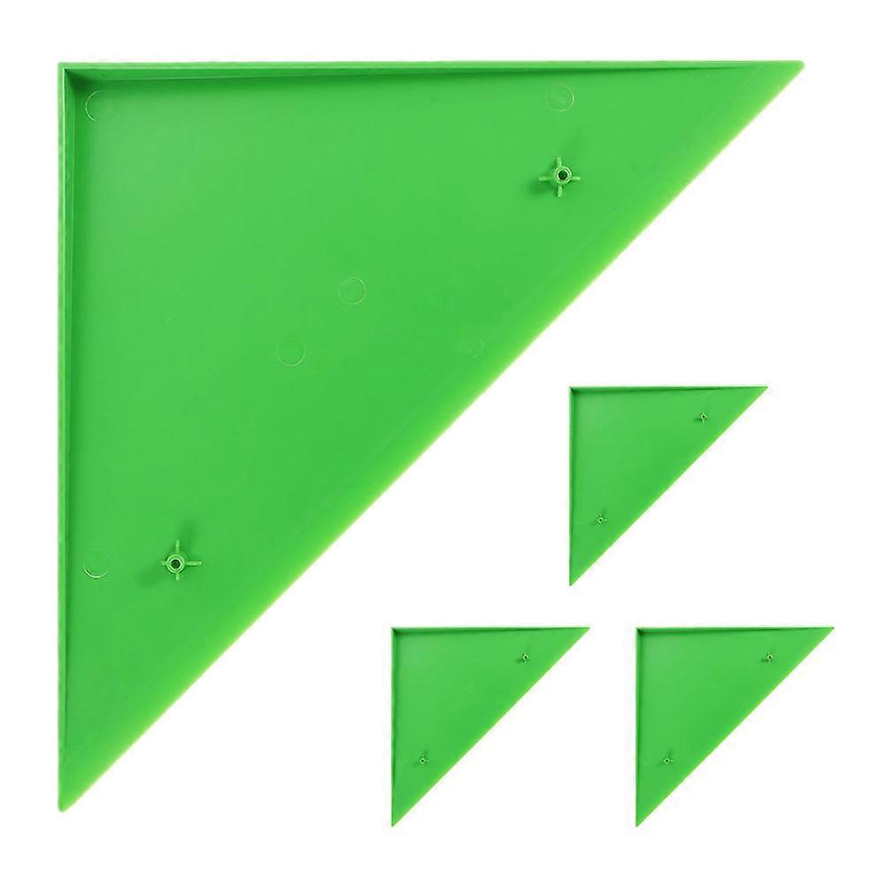 Table Football Parts Foosball Corner Triangle Protectors For Home Use Green 32.50X23.00X2.00CM Corner Protection 4Pcs
