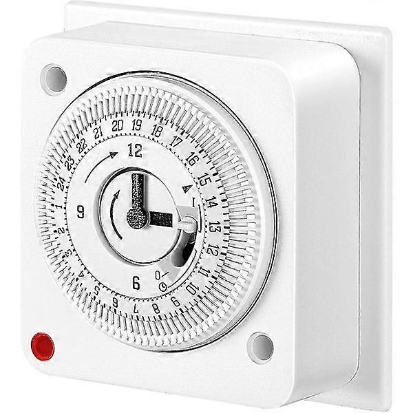 Immersion Heater Timer, 24 Hour Energy Saving Timer Switch, 16a/3680w Built-in