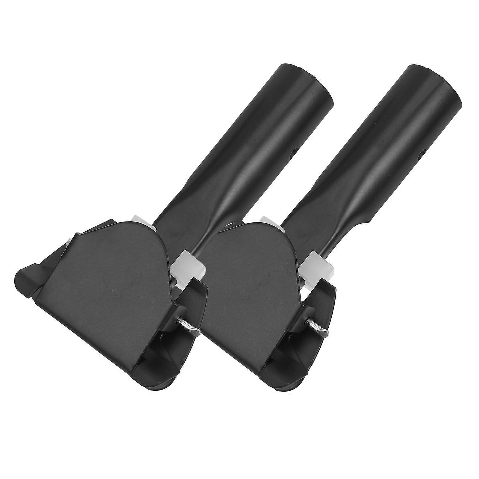 2Pcs Mop Bar Clamp for Mop Rod Metal Chuck Pole Adapter for Dorm Hotel Home