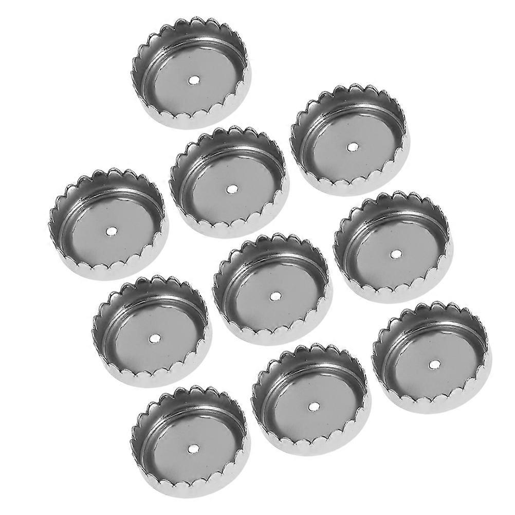 Soap Holder Bracket Magnetic Attachment Stainless Steel Homeowners Bathrooms 2.10X2.10X0.50CM No Drilling 10Set