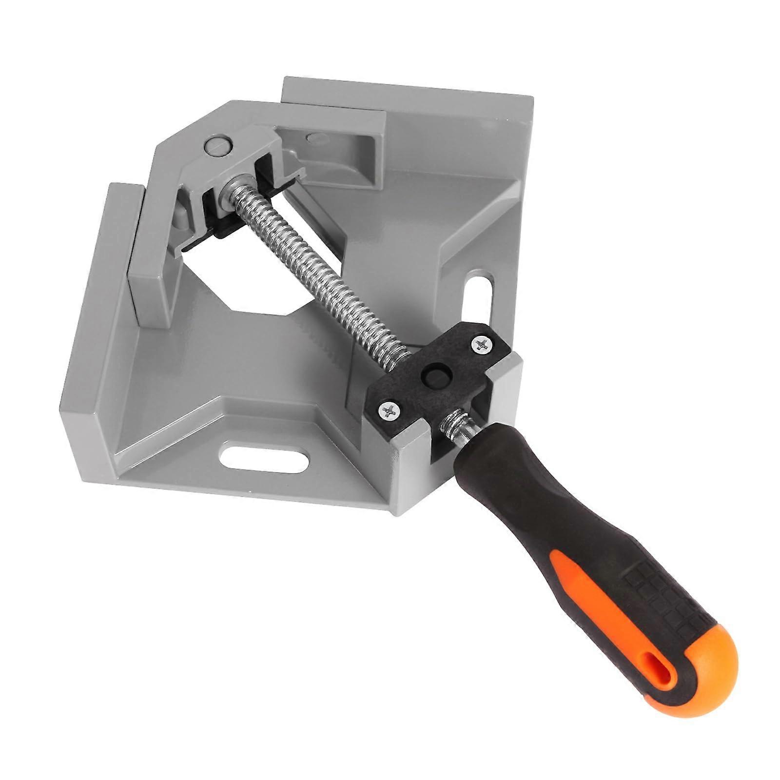 Eckklemmen 90 Grad Aluminiumlegierung, Verstellbare Backe, Einzelgriff, Ideal für Holzbearbeitung, Schweißen, DIY Projekte
