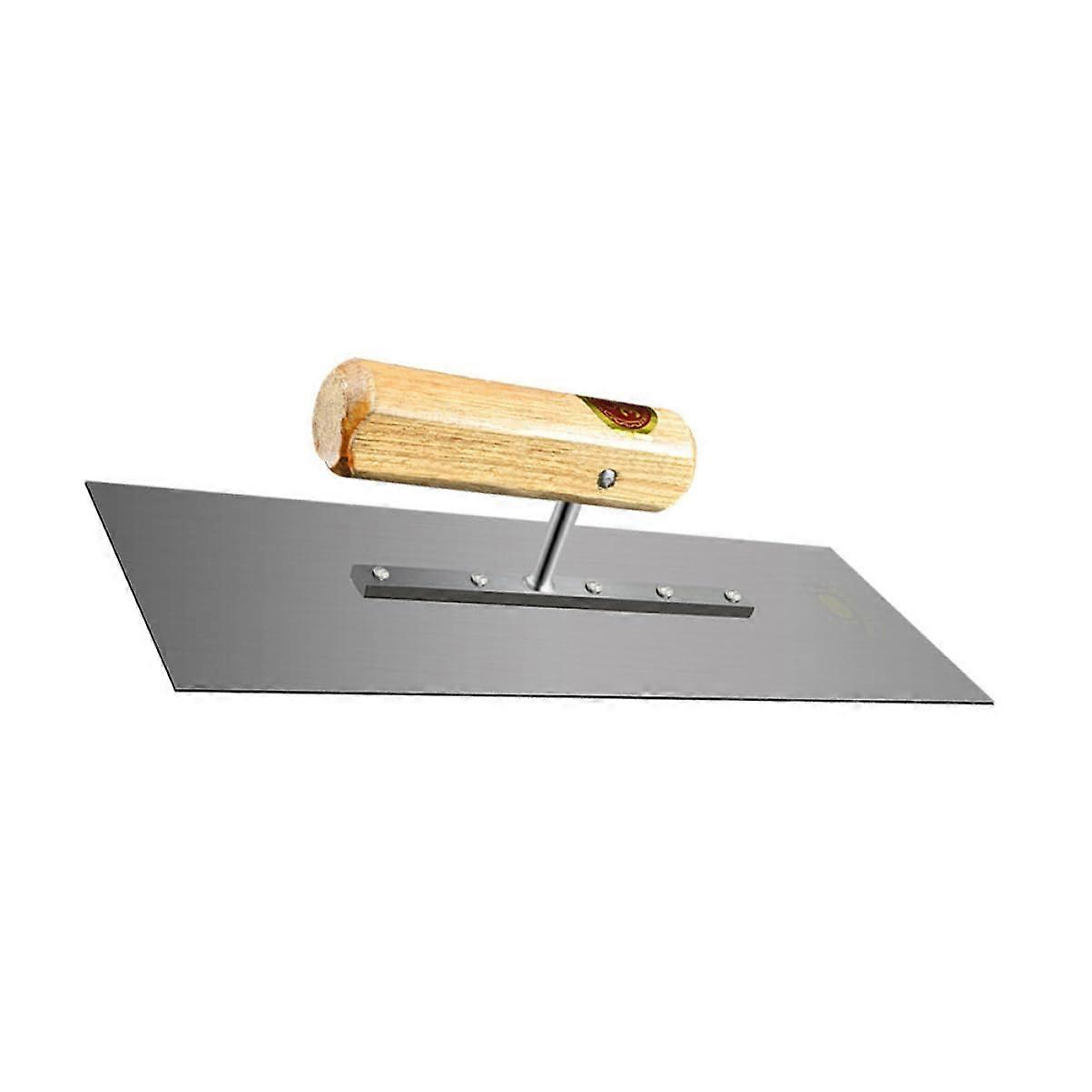 Manganese Steel Trowel with Wooden Handle for Cement Work, Durable Tool for Precision Masonry and Easy Handling