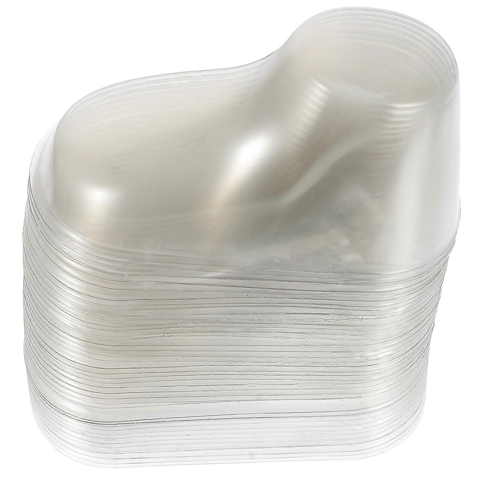 Yürümeye Başlayan Çocuk Ayakkabıları Ekran Standları Bebek Ayakları Çorap Tutucular Mağaza Teşhir için Plastik Şeffaf 40 adet