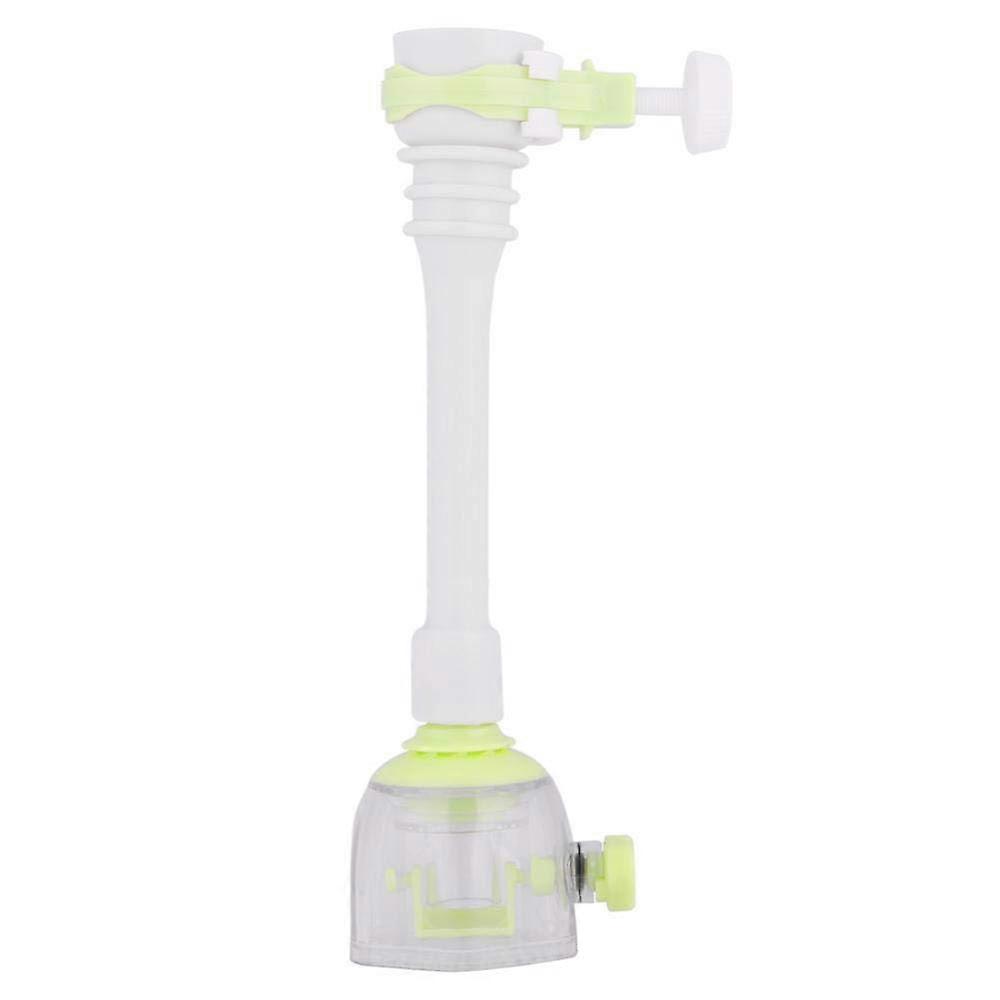 Adjustable Splashproof Faucet Extension Hose Rotatable Water Saving Kitchen Nozzle Filter 18cm Green Valve Extender