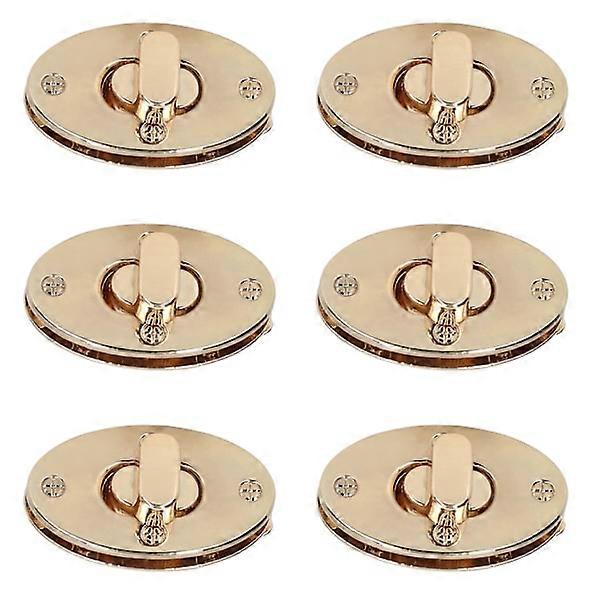 6 Pcs Twist Lock Gold Color Strong Alloy Easy Installation Wide Use Twist Turn Lock