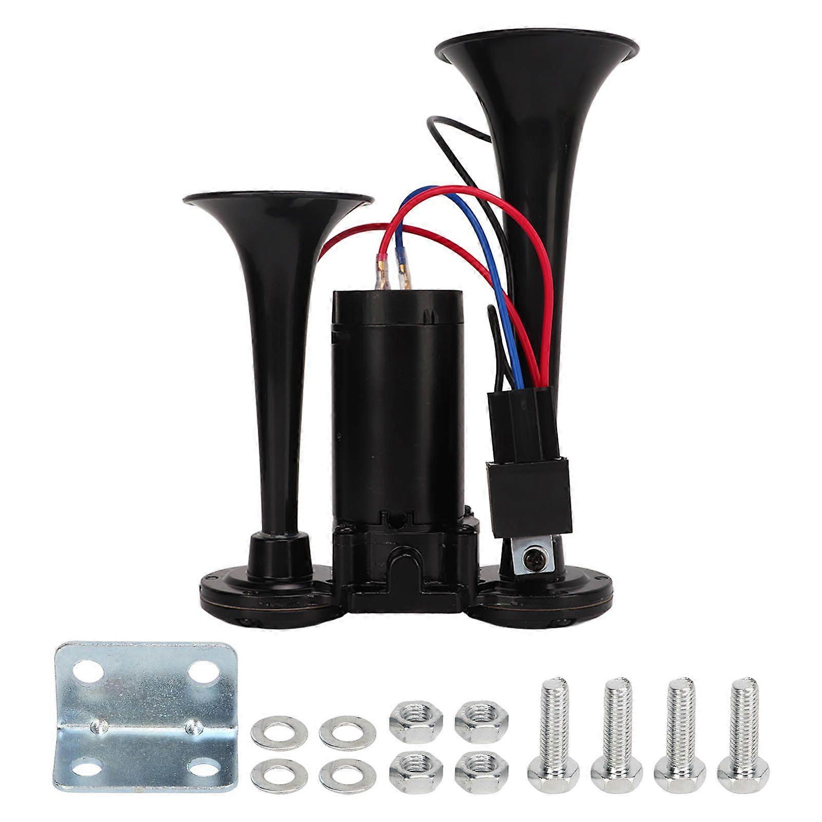 Dobbelt trompet lufthorn 130dB til lastbiler, biler, yachter og tog