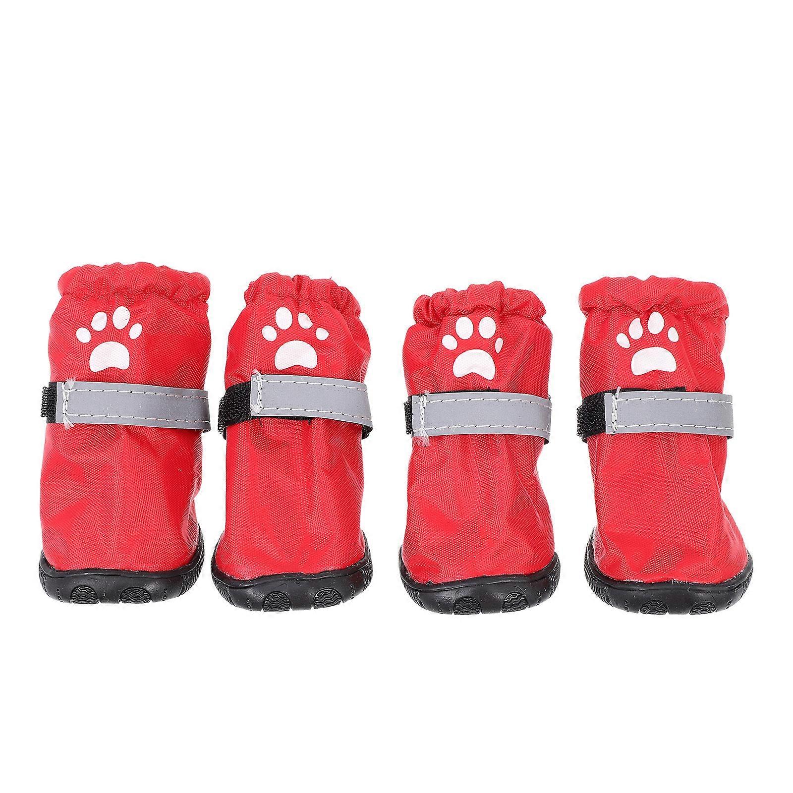 Rain Shoes for Pets with Enhanced Traction, Suitable for Walks and Playtime