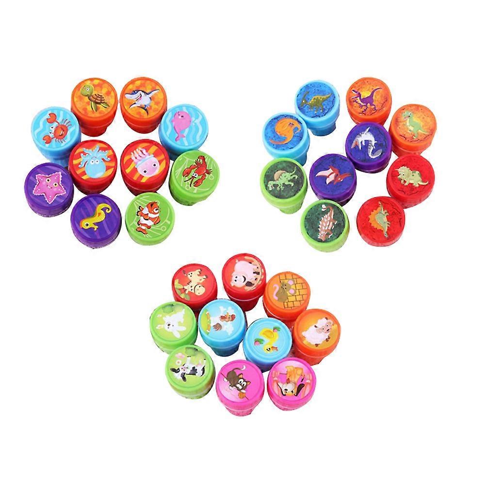 Creative Play Stamps for Children, Multi-Themed Sets, Enhance School Projects