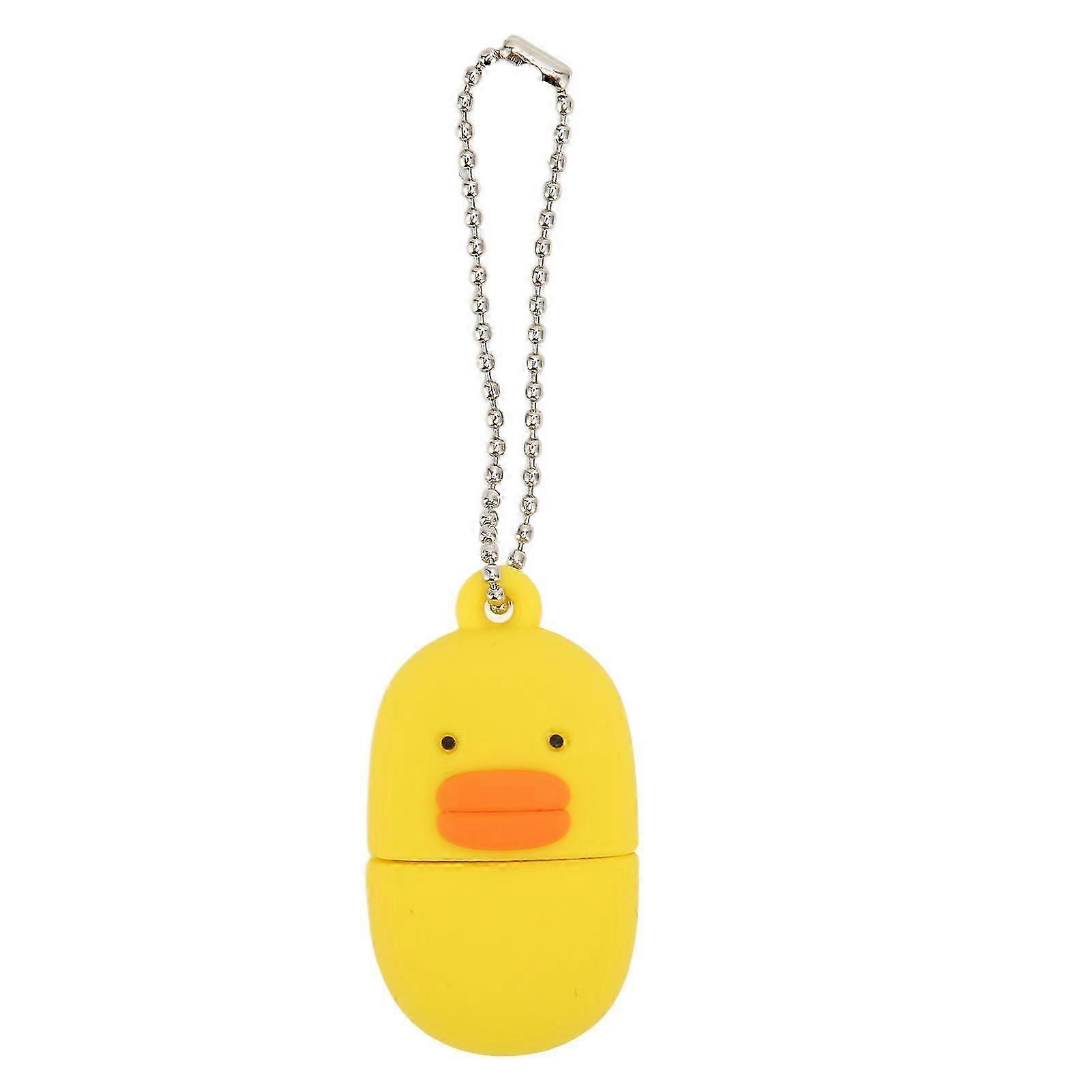 Cartoon Flash Drive Cute Yellow Duck Shape Anti Electromagnetic Interference USB2.0 Flash Drive Memory Device Sausage Duck 64GB 2025