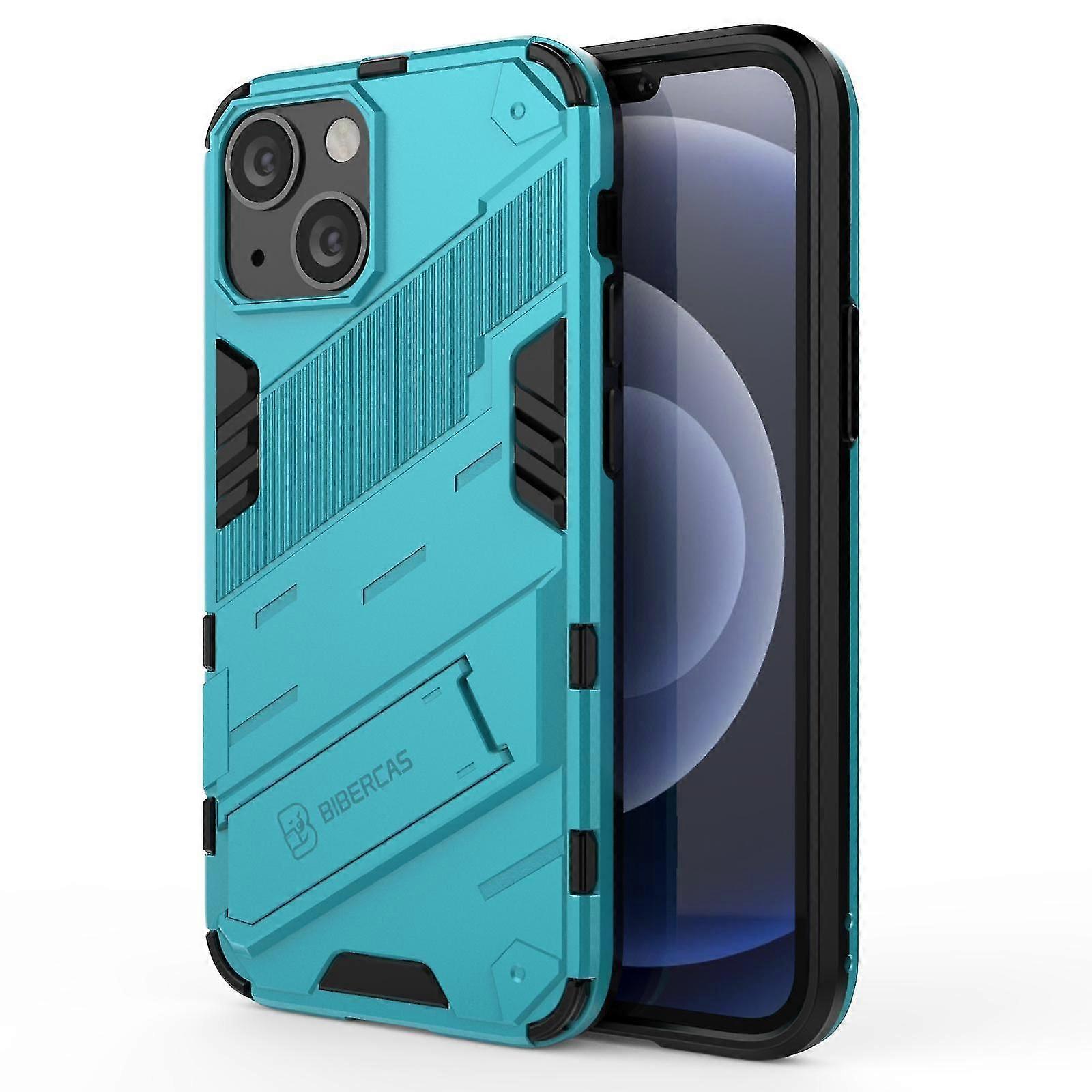 Slim Case For iPhone13 Mini Shockproof Dual-Layer Stand Cover