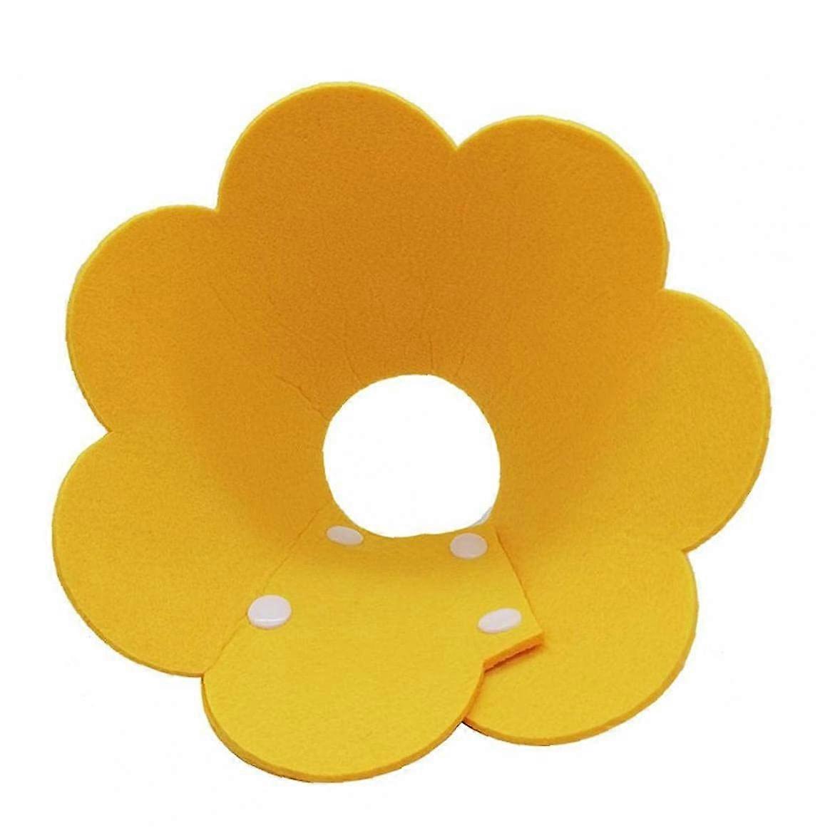 Dog Cone Collar for Pet Recovery – Soft Breathable Yellow XS Cone for Cats and Small Dogs, Easy to Clean with Comfortable Edges