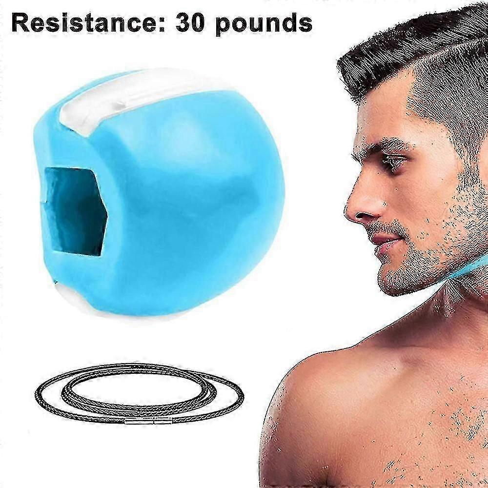 30/40/50 Lbs Jawline Trainer Jaw Exerciser, Face And Neck Exerciser, Portable Jawline Exerciser, Face Toning Ball For Defining Your Jawline