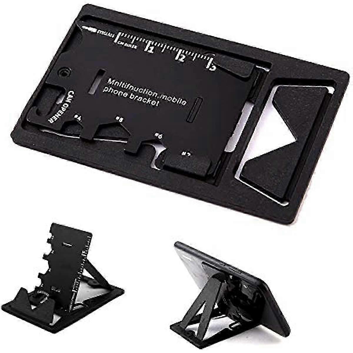 2025 Multi-Function Credit Card Tool and Key-Ring Tool Set Sleek Minimalist Stainless Steel Wallet Card Hand Tools Multi Tools Bottle Opener kit