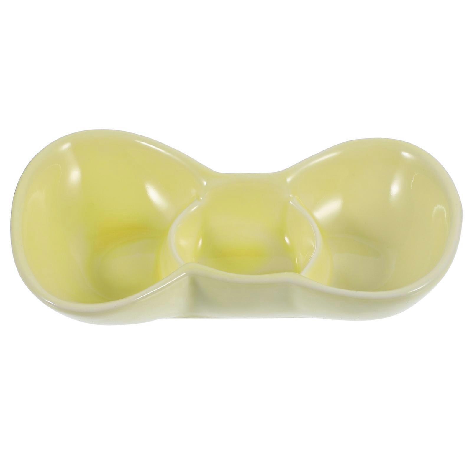 3 Compartment Condiment Container for Dipping Sauces – Ideal for Soy Sauce, Mustard & Sweet & Sour Dips – Perfect for Home, Kitchen, BBQ & Picnic Use