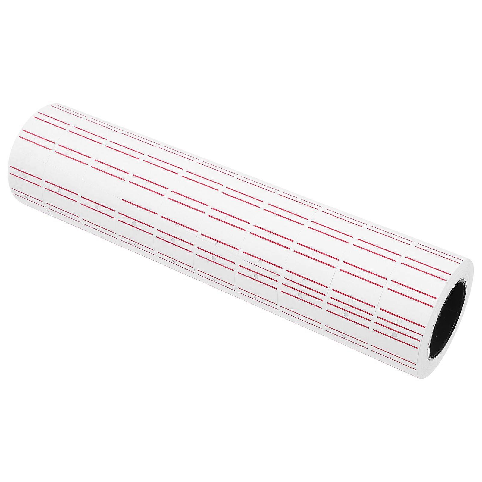Price Machine Labels Paper for Shop with Double 30 Rolls