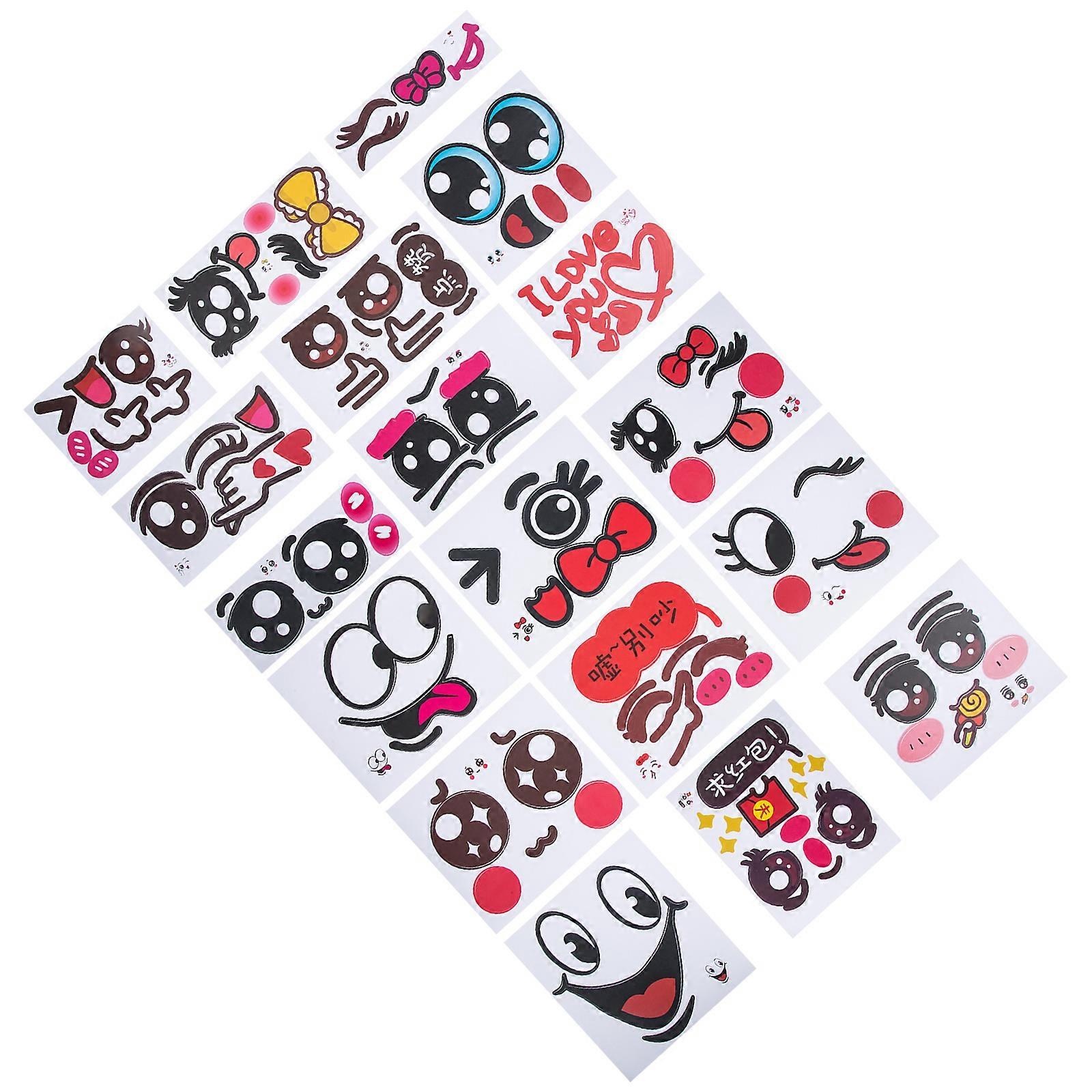 Maternity Shoot Props Belly Bump Stickers For Pregnant Women Assorted Color Removable Without Residue 9 Sheets