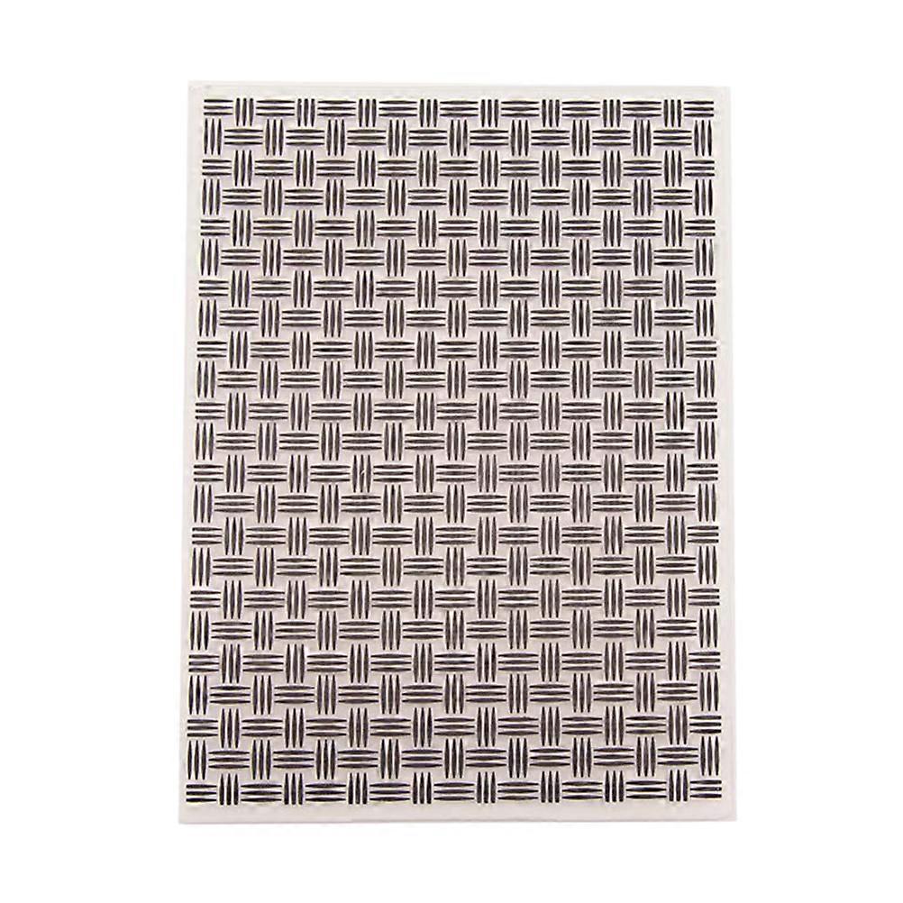 Embossing Stencil Tool Plastic Bump Template Folder For DIY Projects Scrapbooking Album Craft Decor 17.8 x 12.7 x 0.5 Cm 1Pcs