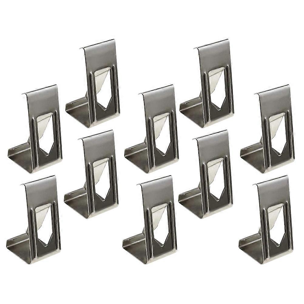 Picture Frame Metal Clips Spring Turn Hanger For 3D Printer Bed 2.50X1.50X1.10CM Silver Hanging Tool 50Pcs