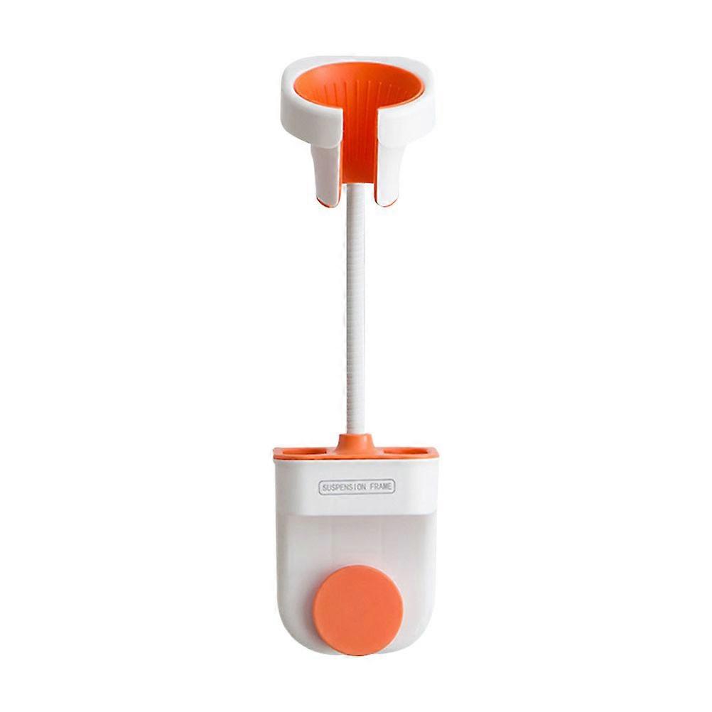 Orange Rotatable Hair Dryer Holder Safe Plastic Material for Storage Use 360° Rotation