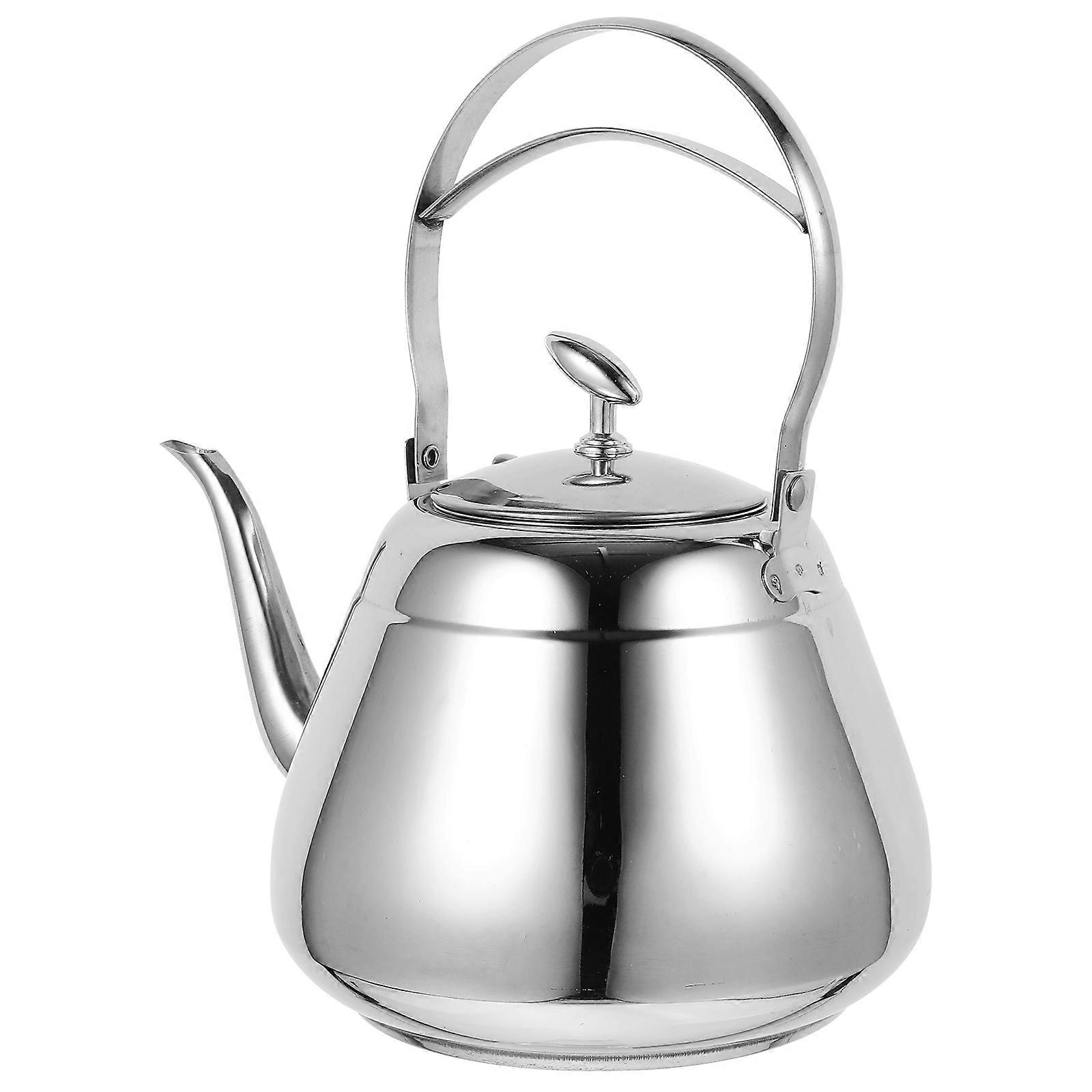 Polished Stainless Steel Tea Kettle for Kitchen Use with Filter