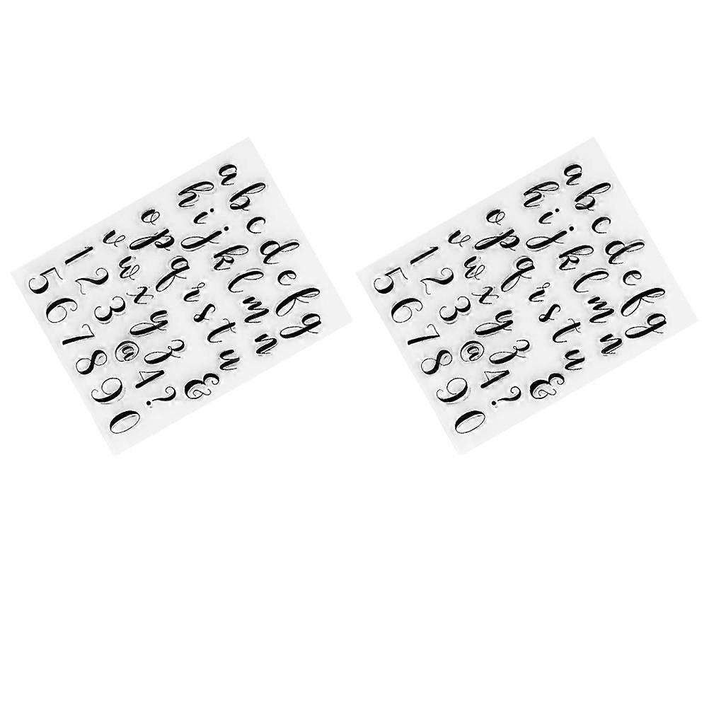 Transparent DIY Clear Alphabet Stamps Set for Scrapbooking, Card Making & Diary Decoration – Durable Silicone Material, Fine Workmanship