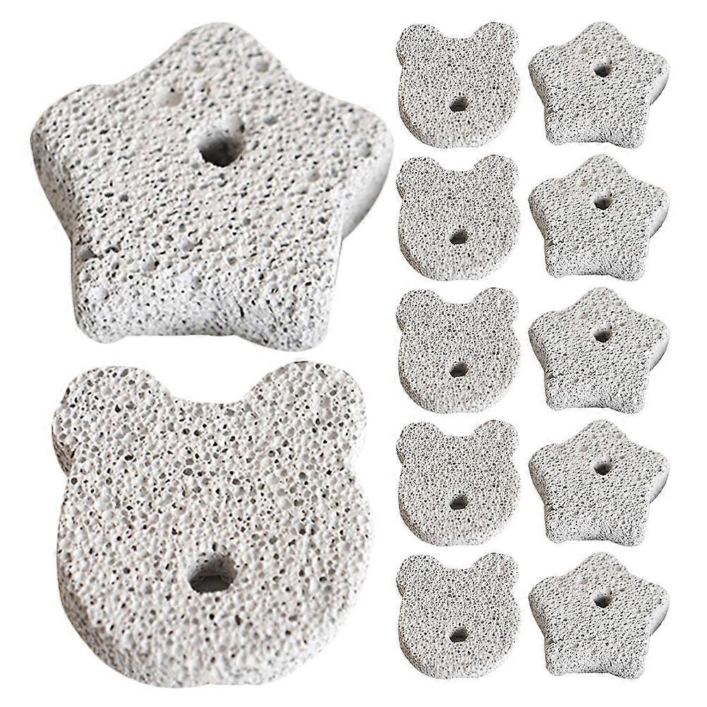 12pcs Volcanic Stone Chew Blocks for Small Pets – Durable Teeth Grinding for Hamsters, Rabbits, Guinea Pigs, and Chinchillas – Cage Friendly Design