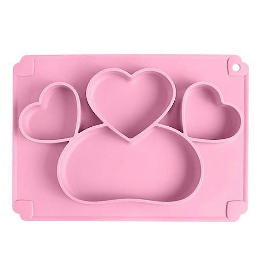 Adorable Self Feeding Suction Bowl with Divided Plate for Food Grade Use in Weaning and Messy Meals