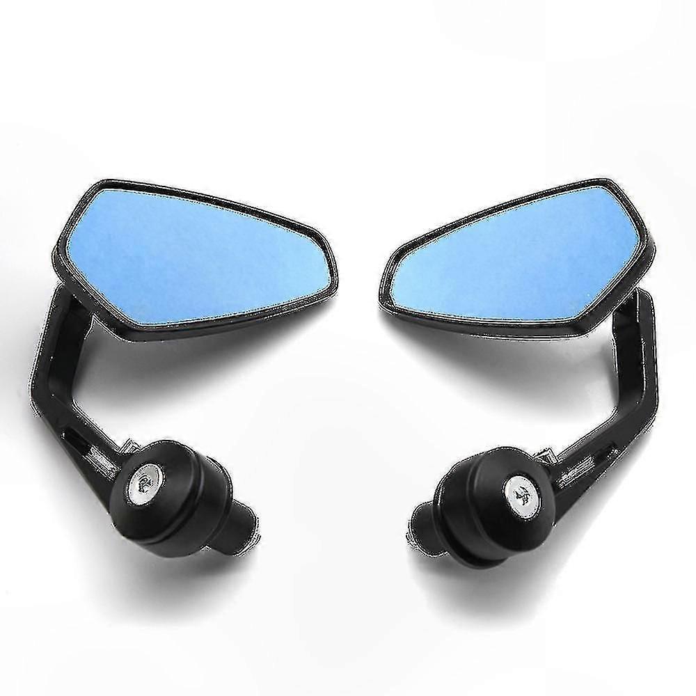 Universal Motorcycle Handlebar Rear View Mirrors Bar End Tip Mirrors For Various Motorbike Models