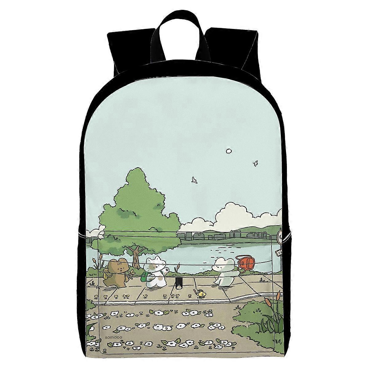 Backpack, with Multiple Organizational Compartments, Fits 15.6 Inch Notebook, for Travel, Teen, Business Work R1597