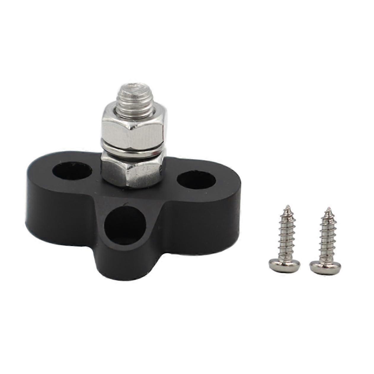 48V Distribution Block for Vehicles - Durable Terminal Strip, Easy Installation for Trucks, RVs, and Boats, Made of Fiberglass-Reinforced Material